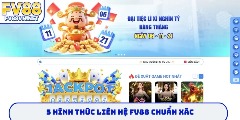 5 hình thức liên hệ FV88 chuẩn xác