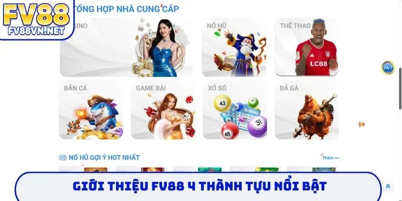 Giới thiệu FV88 4 thành tựu nổi bật