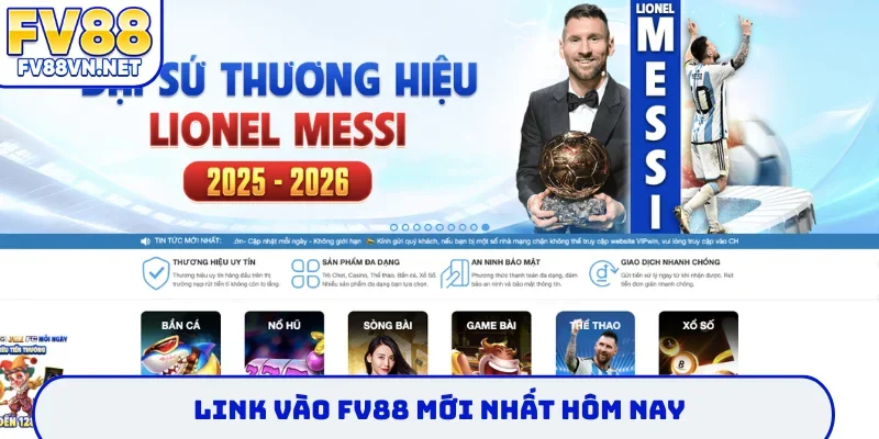 Link vào FV88 mới nhất hôm nay