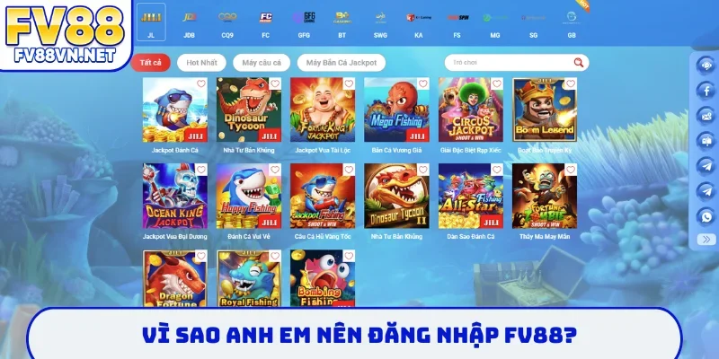 Vì sao anh em nên đăng nhập FV88?